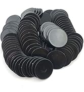 Smartdealspro Set of 100 1 1/2 Inch Opaque Poker Chips Plastic Learning Counters Game Tokens with...