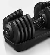 LifePro Triform Max 90 lb Single Adjustable Dumbbell – Replaces Full Dumbbell Set, 16 Weights, Qu...