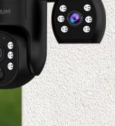ORAXIUM Triple Lens Outdoor Wireless Security Camera