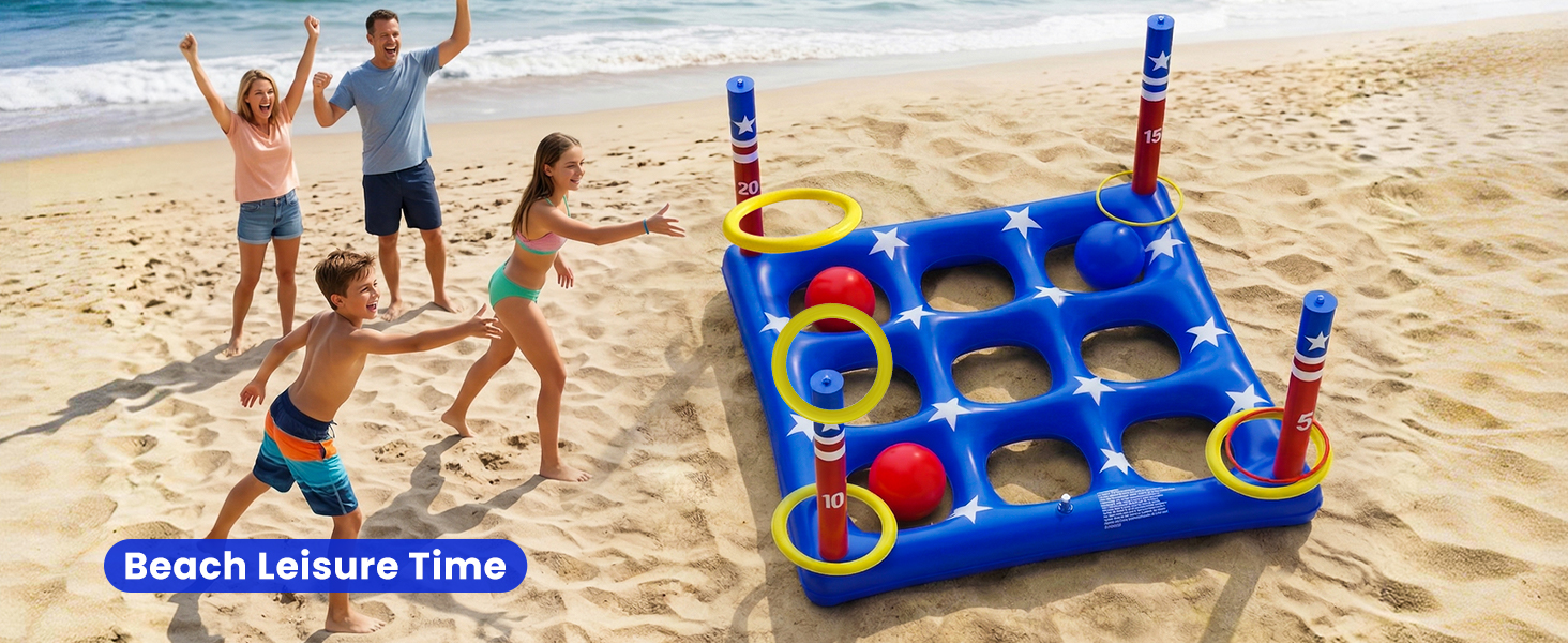 Pool Game Party Toy Floats Yard Field Day Games Outdoor Beach Toys for Adults Teens Kids