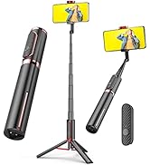 COLORLIZARD Selfie Stick Tripod with Remote,Aluminum Alloy Phone Tripod, Bluetooth Remote and 270...