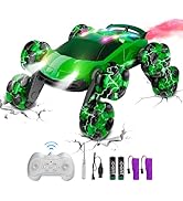 Terucle 8WD Remote Control Car, 2.4Ghz RC Cars with Spray &amp; Cool Light, Kids Toys Electroplating ...