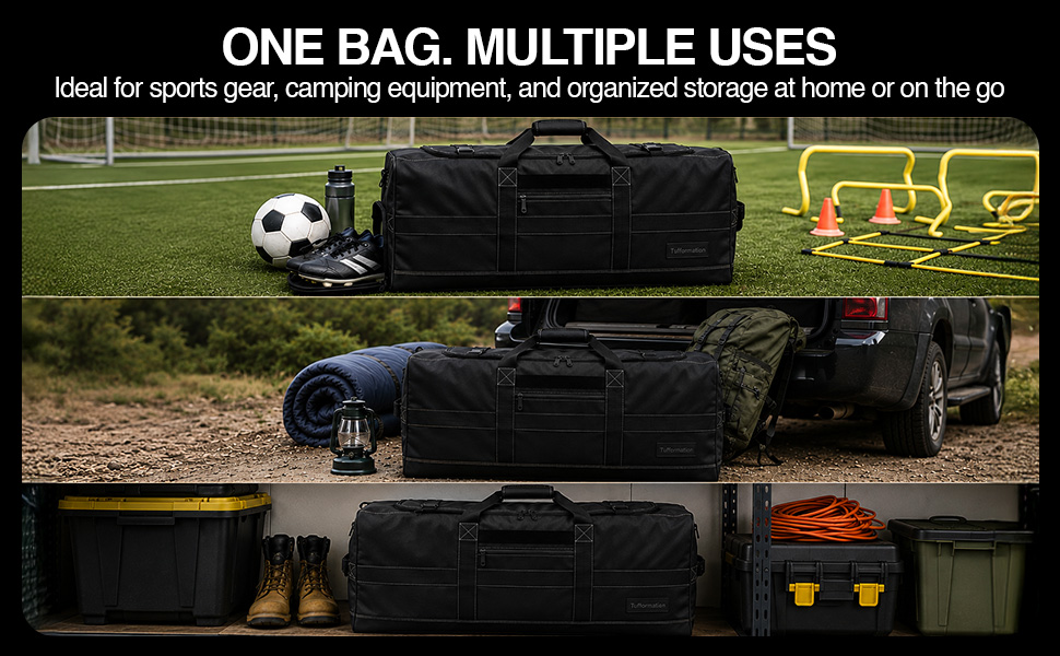 One bag. Multiple uses
