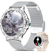 Fitoncloud Smart Watches for Women, 1.3”HD Fitness Tracker with Blood Pressure/Heart Rate Monitor...