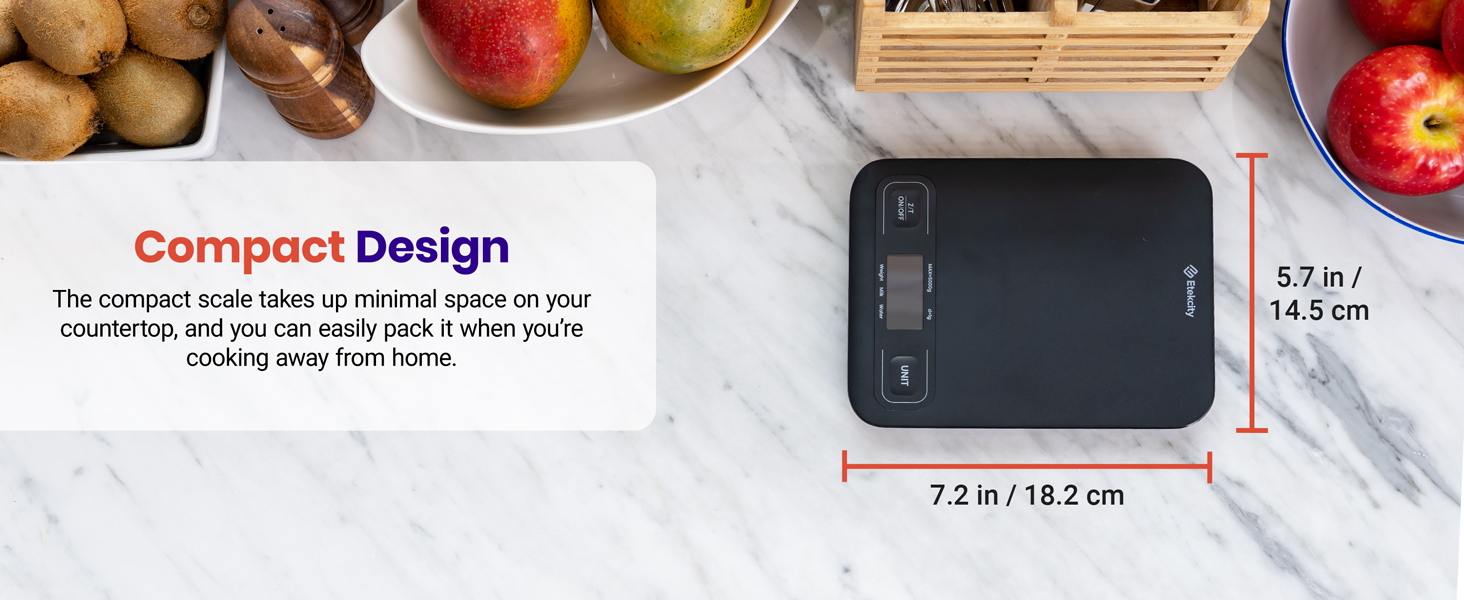 Great size to fit your kitchen's countertop perfectly.