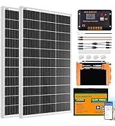 ECO-WORTHY 200 Watt 12V Complete Solar Panel Starter Kit for RV Off Grid with Battery and Inverte...