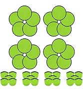 20 PCS Foldable Flying Disc Fans with Bags, 9.8'' DIY Handheld Fabric Folding Fan, Black Egde Fri...