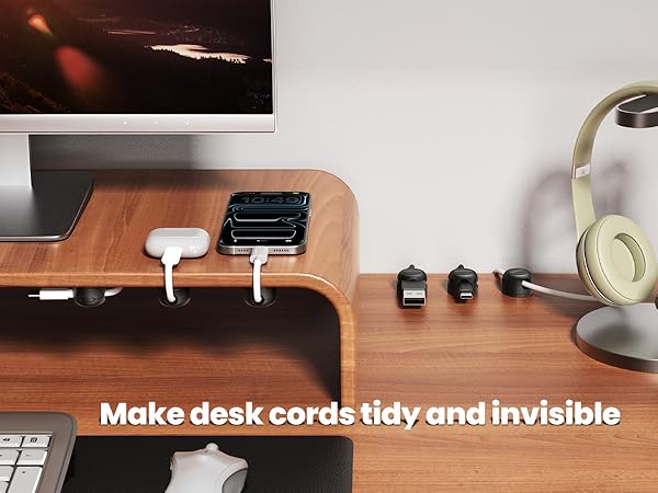 cord holder for nightstand