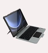 Nillkin for Samsung Galaxy Tab S9 FE Plus Case with Detachable Keyboard, Multi-Touch Trackpad, 7-...