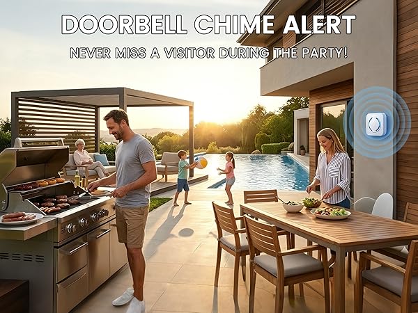 smart wireless doorbell chime