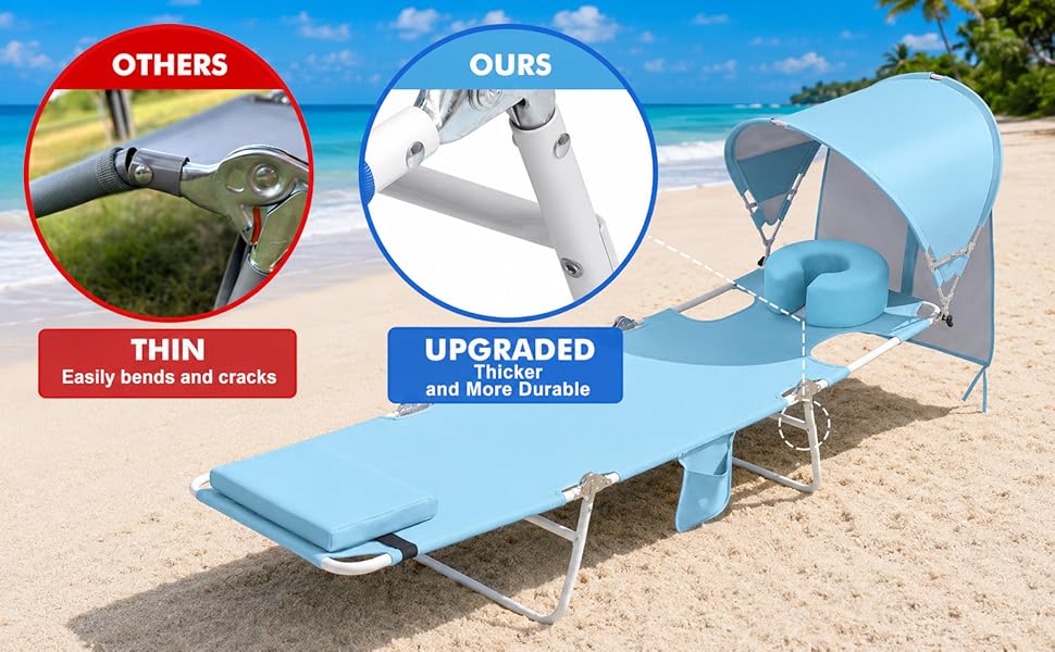 beach chair with canopy