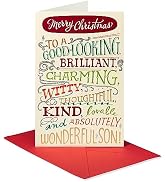 American Greetings Funny Christmas Card for Son (Wonderful Traits)