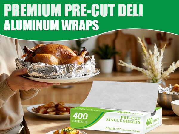 Disposable Food Wrapping for Burritos, Hot Dogs, and Sandwiches