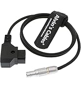 Alvin's Cables Flexible 2 Pin Male to D-tap Power Cable for Teradek, SmallHD Monitor, Vaxis 60cm|...