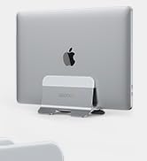 Vertical Laptop Stand Holder, iDsonix Auto Locking Holder Storage Dock, Space Saving for Desk Org...