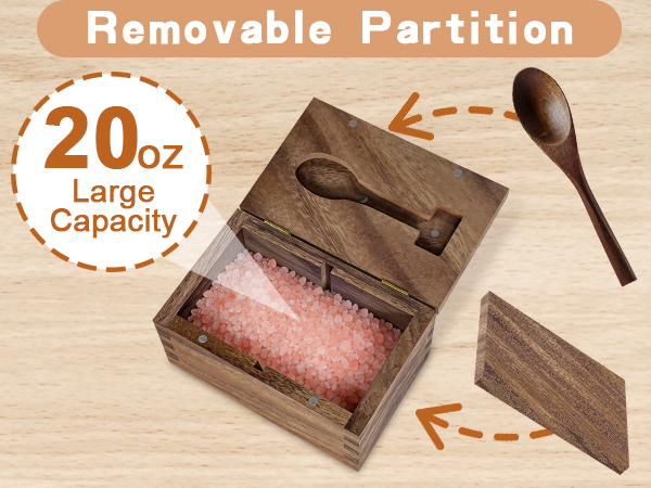 wooden salt keeper