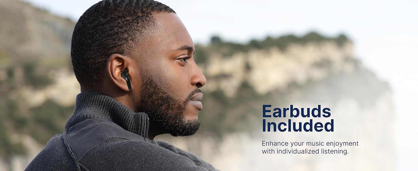 Portable Bluetooth CD Player, Audio listening device, travel, workout exercise, Wireless headphones