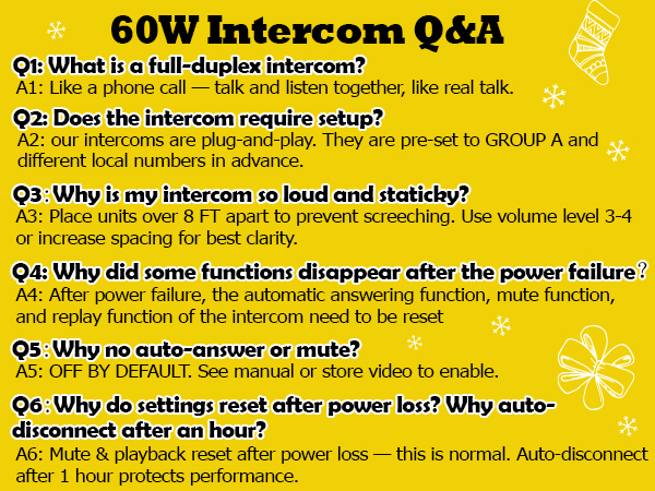 home intercom system