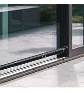 EUIJOIP Sliding Door Security Bar, 17-51 inch Adjustable Patio Door Security Bar Childproof Windo...