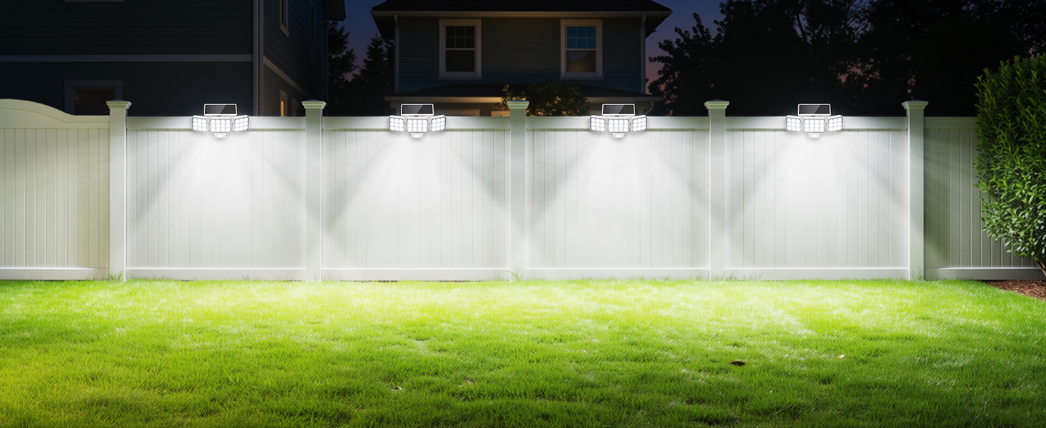 motion sensor outdoor lights for fence