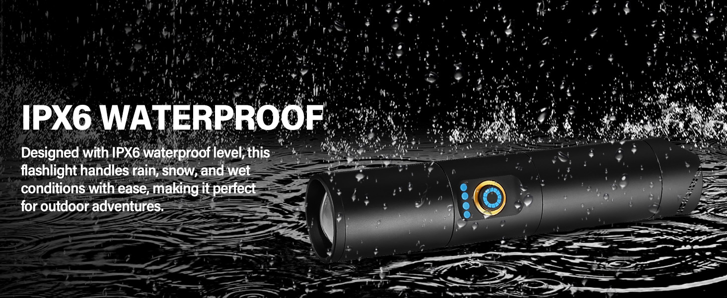 waterproof flashlight