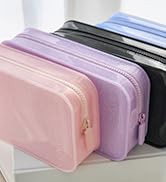 Case-Mate Jelly Makeup Bag - Waterproof Travel Makeup &amp; Toiletry Bag - Cosmetic Make Up Organizer...