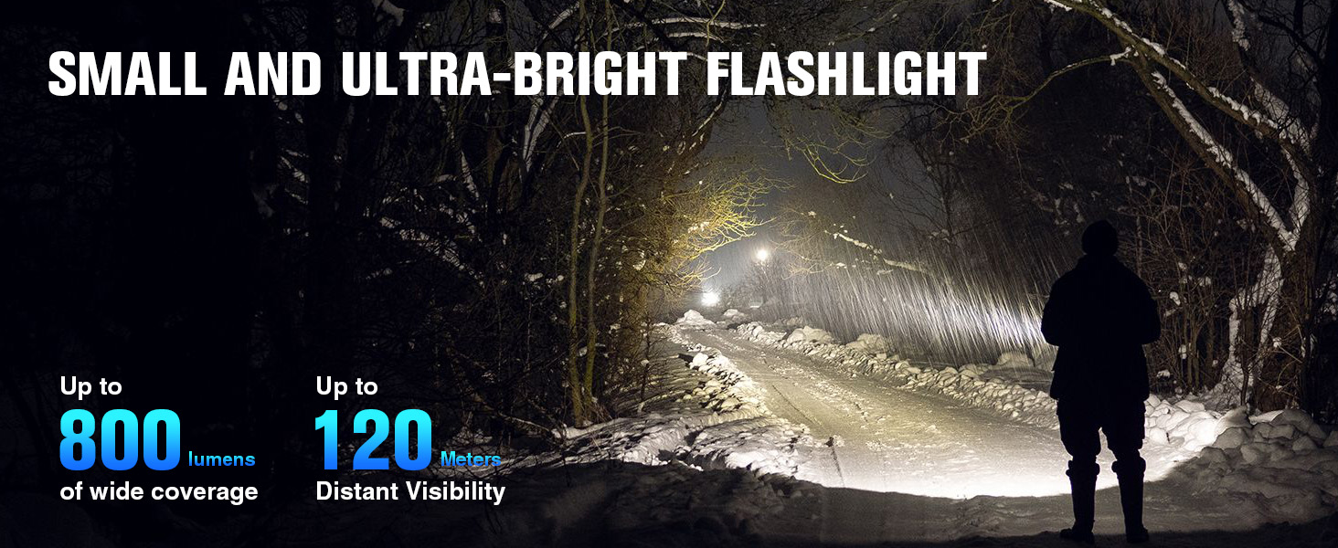 small rechargeable flashlights powerful