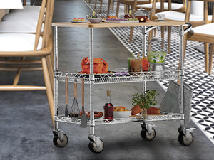 rolling kitchen cart