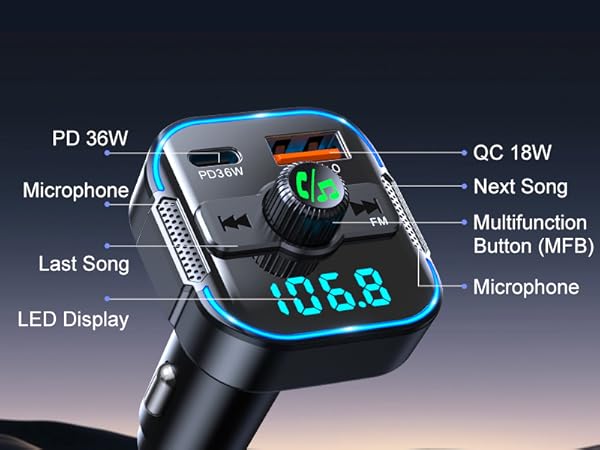Bluetooth car adapter