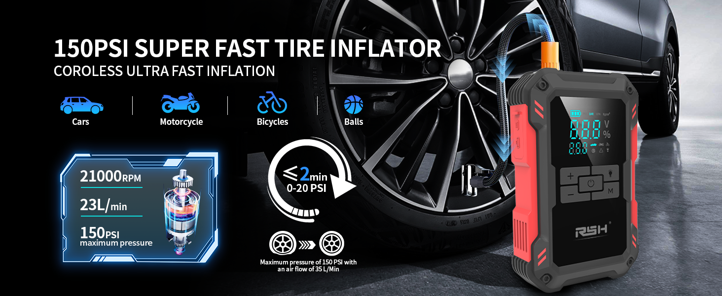 Portable Car Battery Booster