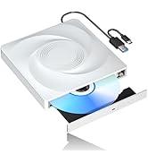 External CD/DVD Drive for Laptop CD Burner External DVD Drive, CD ROM DVD Player Portable CD Read...