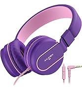 AILIHEN I35 Kids Headphones Wired with Microphone Volume Limited 93dB Children Girls Boys Teen Li...