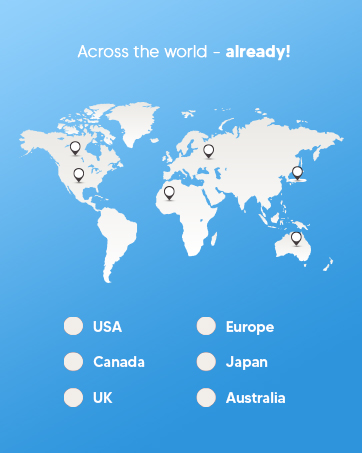 Utopia Care Global Reach, across the world - already