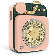Muzen Mini Bluetooth Speaker, Button Small Cute Portable Metal Retro Wireless Speaker with Loud V...