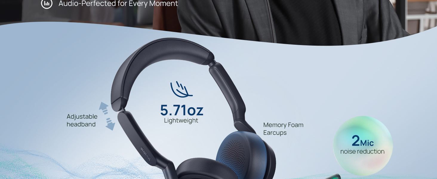 USB headset with microphone PC wired work nosie cancelling office computer headphones mic laptop