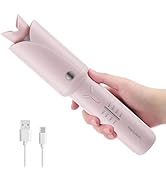AraSyleon Cordless Hair Curler, Automatic Curling Iron Rechargeable On The Go Wireless Portable S...