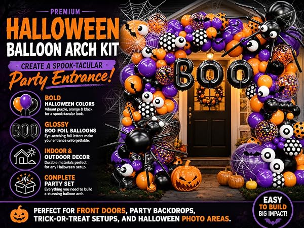Halloween Balloon Garland