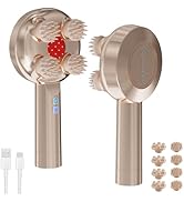 COMFIER Handheld Scalp Massager Hair Growth,Cordless Hair Head Massager with 3 Modes & 8 Silicone...