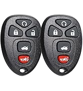 NPAUTO 2Pcs Key Fob Replacement for Chevy Malibu 04-12 Cobalt 05-10, Pontiac G5 G6 Grand Prix, Bu...