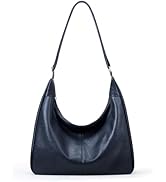 WLLWOO Vegan Leather Slouchy Hobo Bag Women Casual Soft Tote Handbag Vintage Crossbody Adjustable...