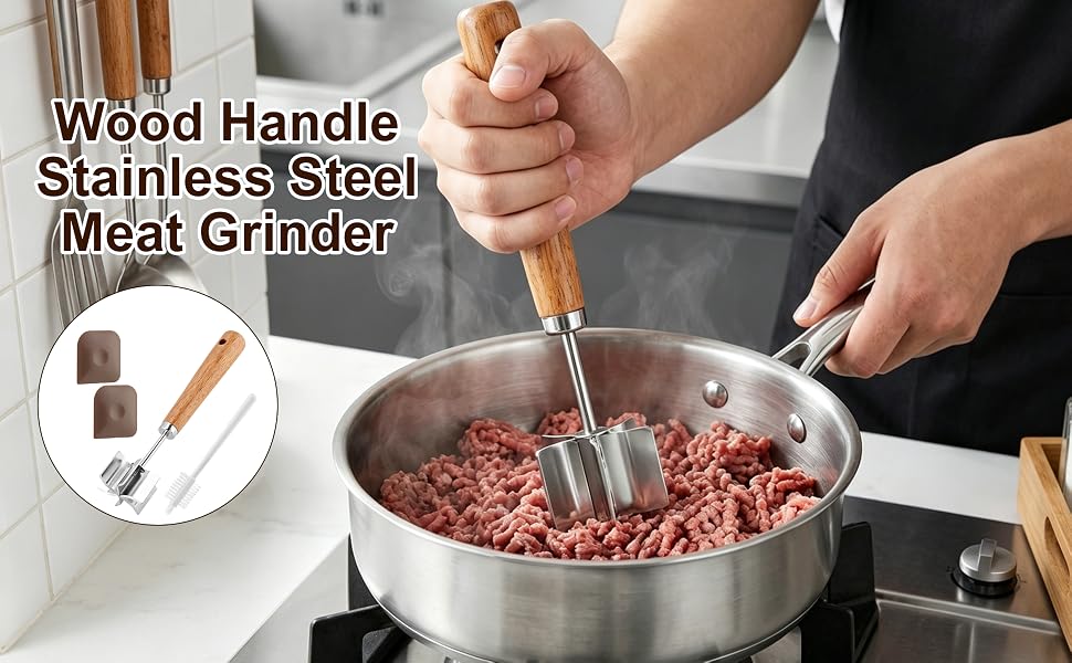 Stainless Steel Meat Masher