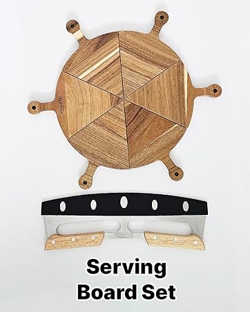 pizza serving board set