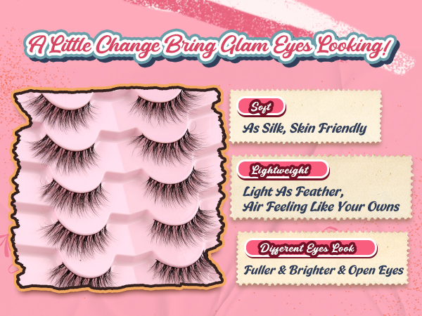 wispy cat eye lashes natural eyelashes