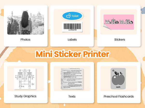 Mini Sticker Printer