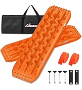 Nilight Recovery Off-road Traction Boards Emergency Tire Mats For 4WD 4X4 Mud Sand Snow with 2PCS...