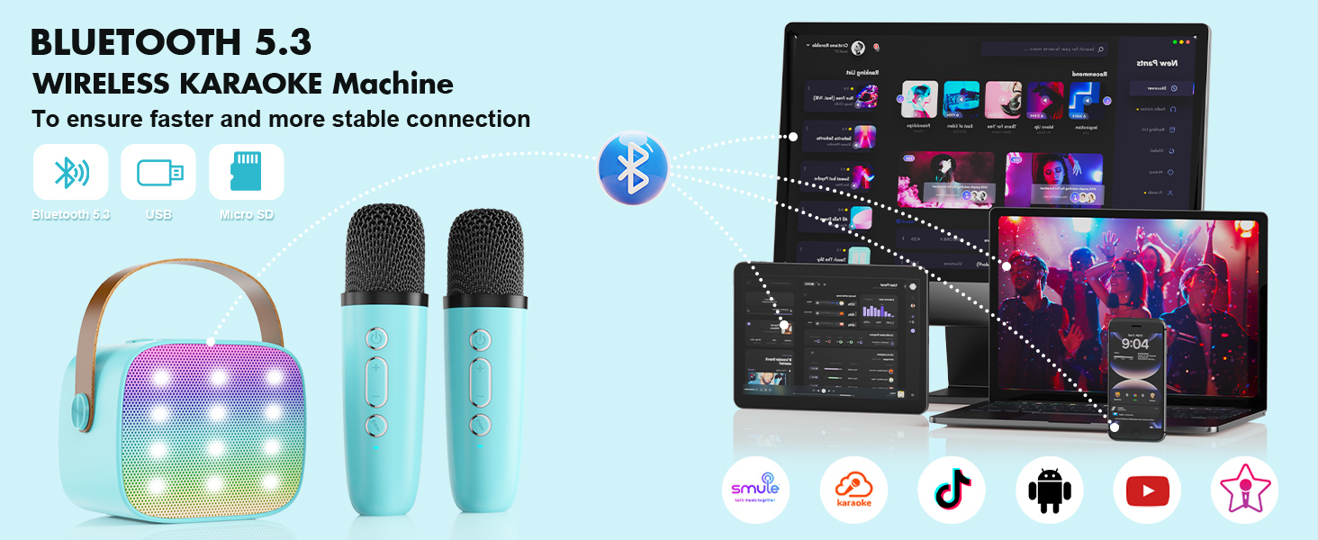 Bluetooth Karaoke Machine