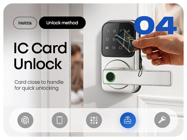 Smart Door Lock with Handle