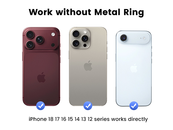 4-1Work with MagSafe Phones and Cases Car Phone Holder