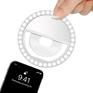A clip ring light, easy to cooperate