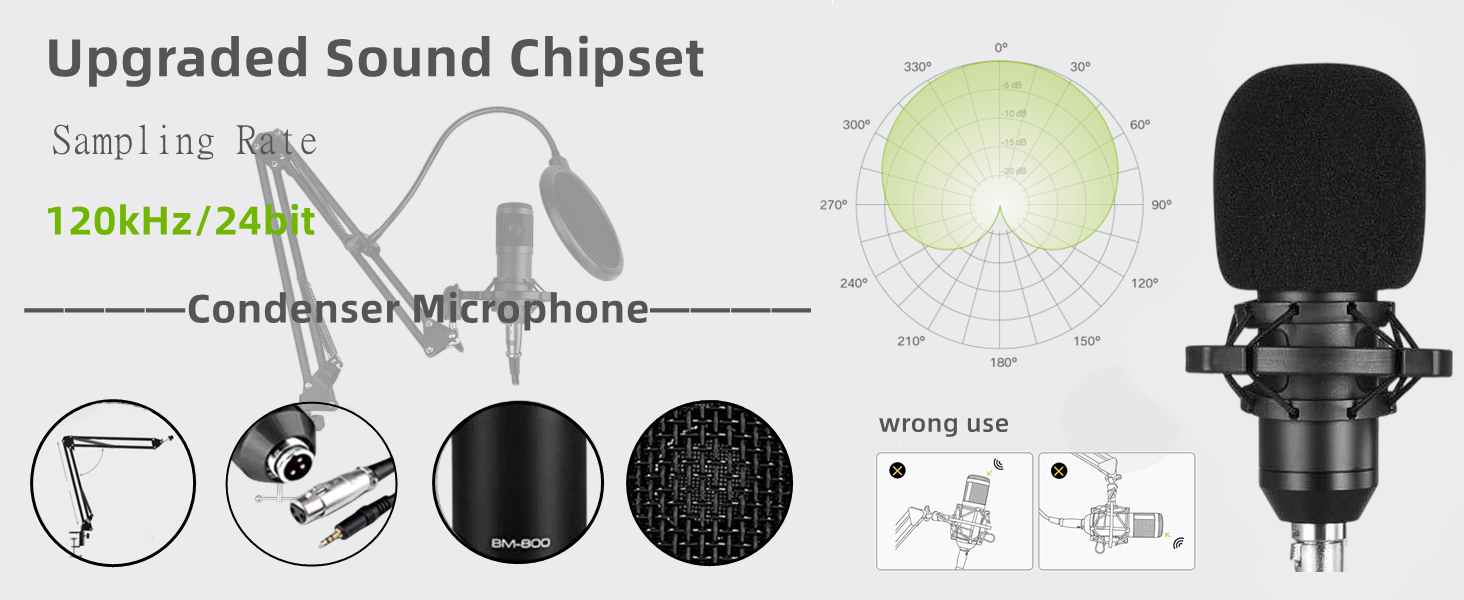 podcast equipment bundle condenser microphone bundle podcast micrphone studio microphone